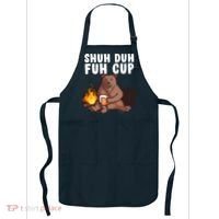 Shuh Duh Fuh Cup Bear Drinking Beer Camping Apron thumb 0