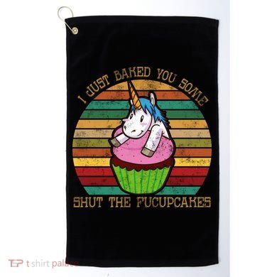Shut The Fucupcakes Golf Towel