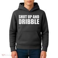 Shut Up And Dribble Kids Hoodie thumb 4