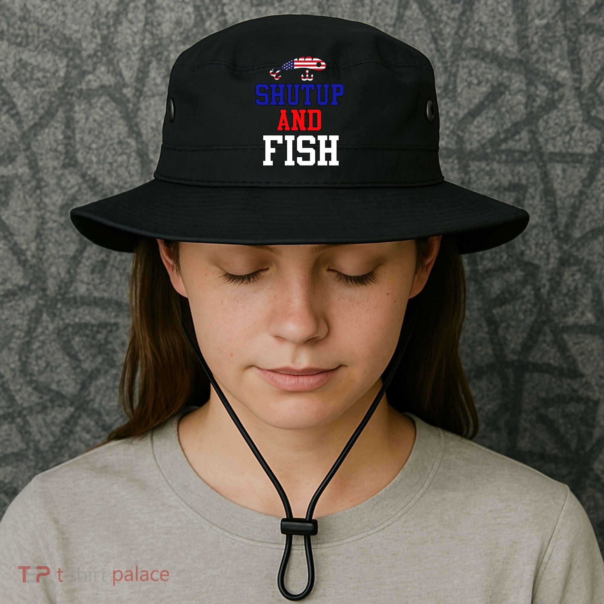 Shut Up And Fish Bucket Hat