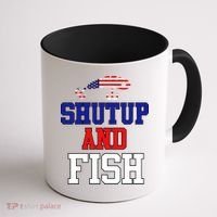 Shut Up And Fish Coffee Mug thumb 1