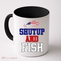 Shut Up And Fish Coffee Mug thumb 0