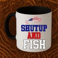 Shut Up And Fish Coffee Mug thumb 2