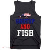 Shut Up And Fish Tank Top thumb 0