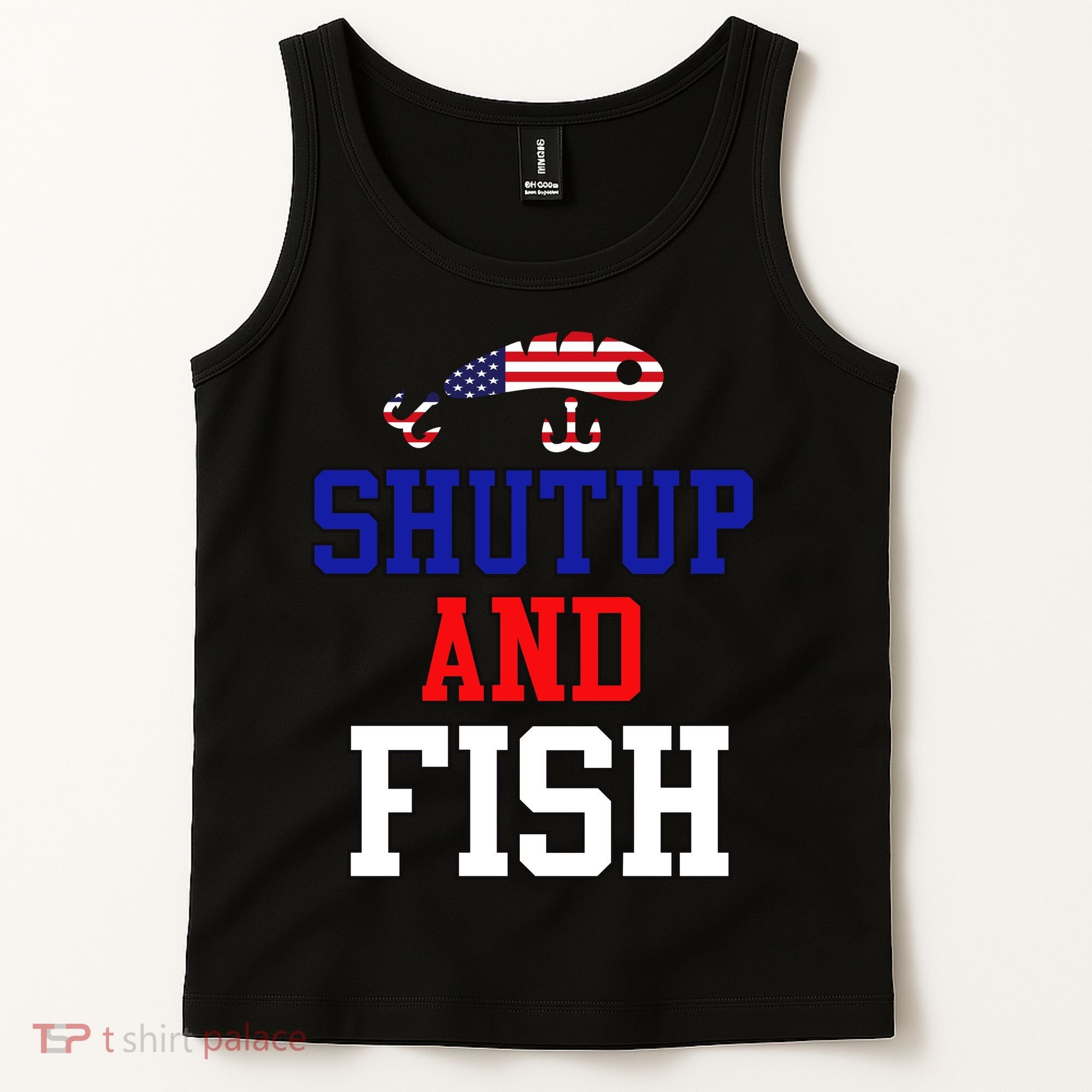 Shut Up And Fish Tank Top