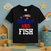 Shut Up And Fish Toddler T-Shirt thumb 3