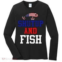Shut Up And Fish Women's Long Sleeve Shirt thumb 0