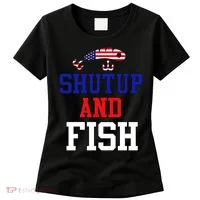 Shut Up And Fish Women's T-Shirt thumb 0