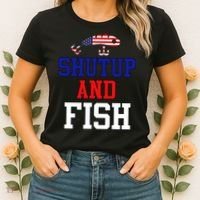 Shut Up And Fish Women's T-Shirt thumb 2