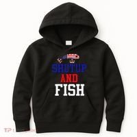 Shut Up And Fish Kids Hoodie thumb 0