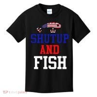Shut Up And Fish Kids T-Shirt thumb 0