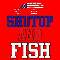 Shut Up And Fish Santa Hat thumb 1