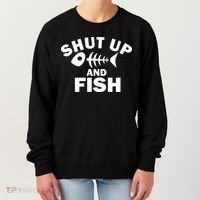 Shut Up And Fish Fishing Women's Sweatshirt thumb 0