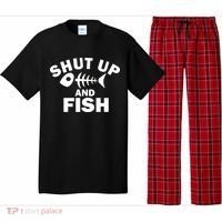 Shut Up And Fish Fishing Pajama Set thumb 0