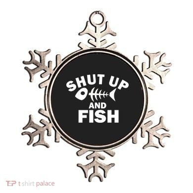 Shut Up And Fish Fishing Ornament