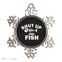 Shut Up And Fish Fishing Ornament thumb 0