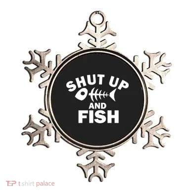 Shut Up And Fish Fishing Ornament