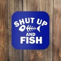 Shut Up And Fish Fishing Coaster thumb 0