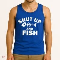 Shut Up And Fish Fishing Tank Top thumb 3
