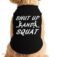 Shut Up And Squat Gym Fitness Workout Doggie Tank thumb 0