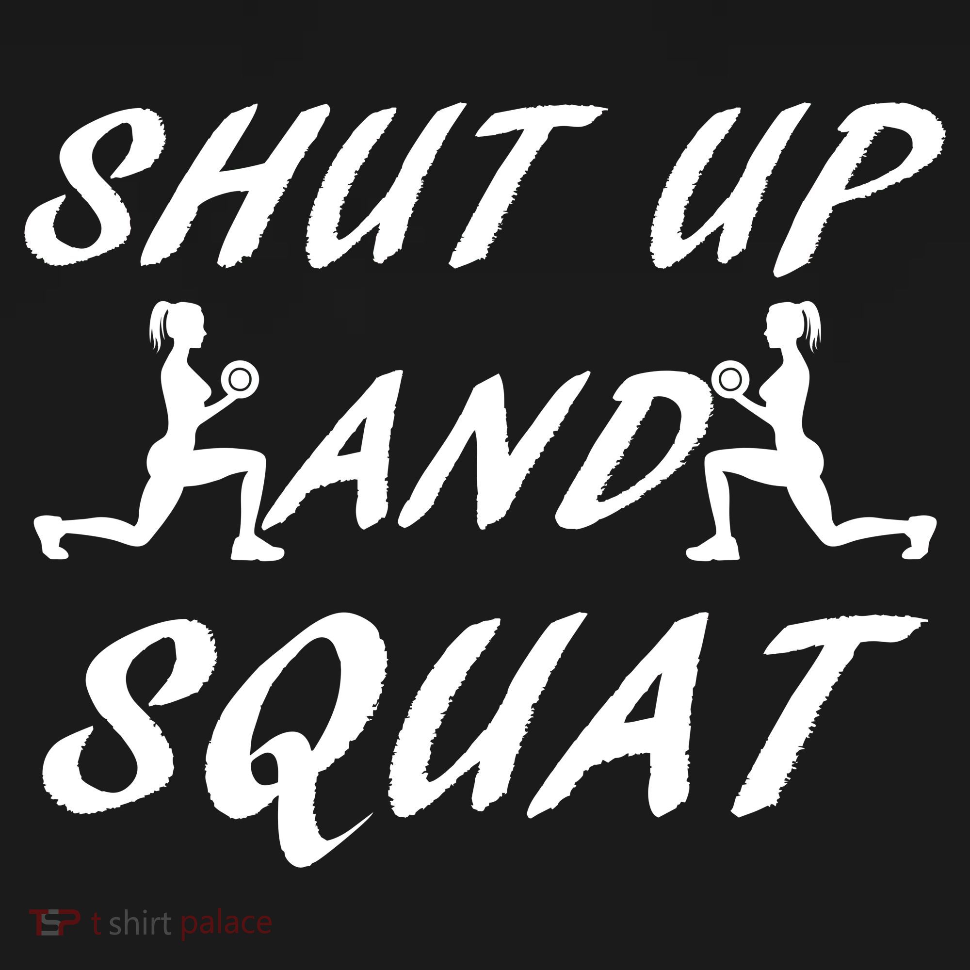 Shut Up And Squat Gym Fitness Workout Mousepad