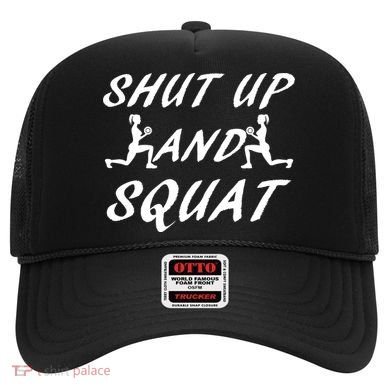 Shut Up And Squat Gym Fitness Workout Hat