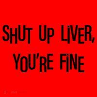 Shut Up Liver You're Fine Funny St Patty's Day Santa Hat thumb 1