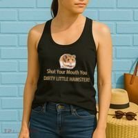 Shut Your Mouth You Dirty Little Hamster Women's Tank Top thumb 2