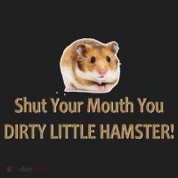 Shut Your Mouth You Dirty Little Hamster Golf Towel thumb 3