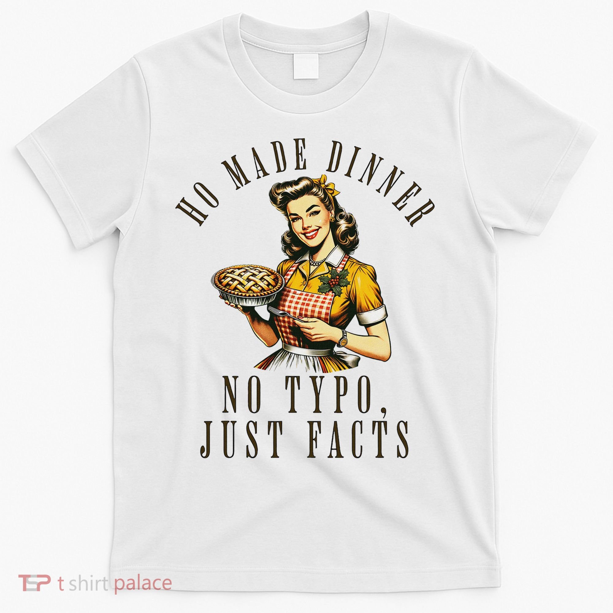 Sarcastic Housewife Vintage Cooking Modern Women Funny T-Shirt