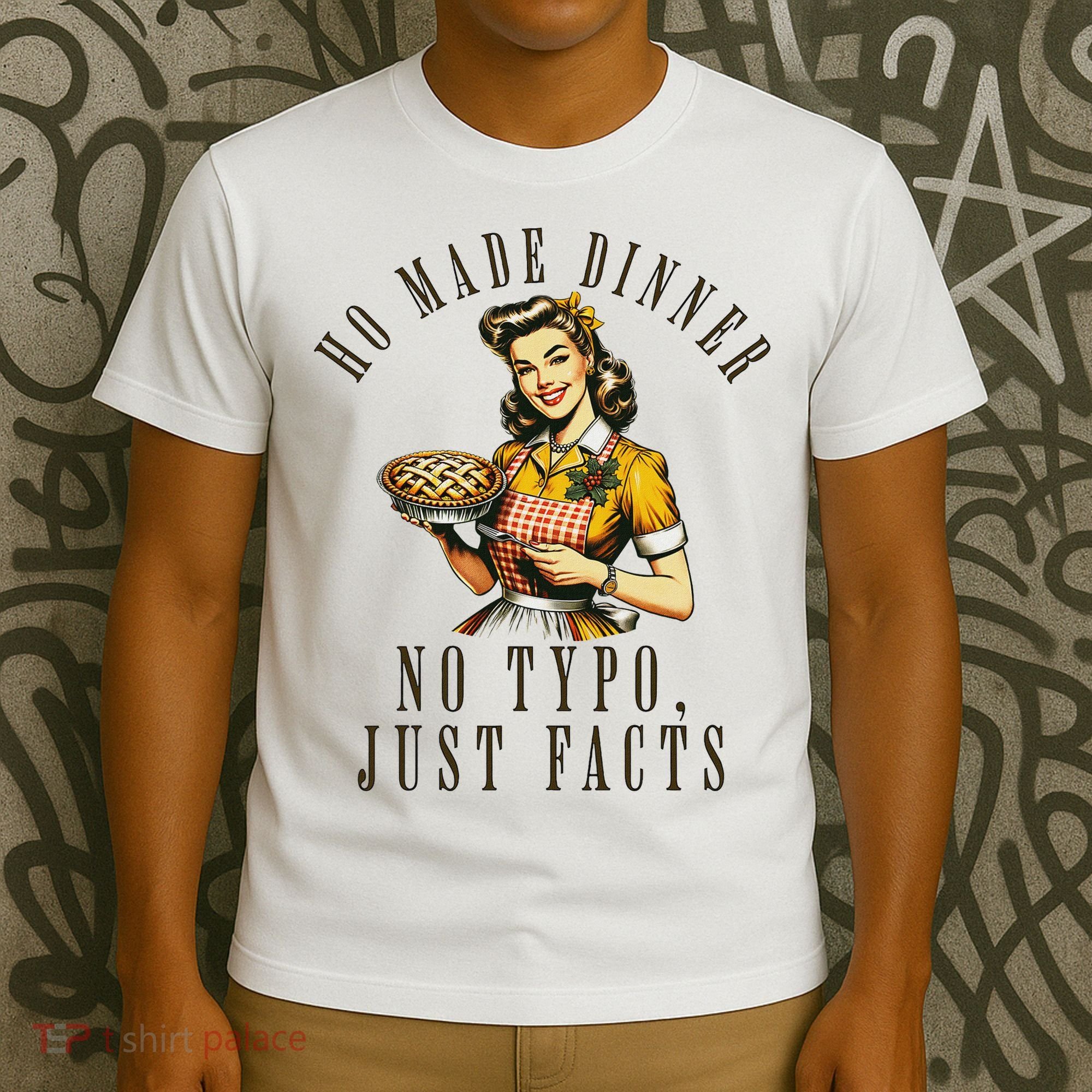 Sarcastic Housewife Vintage Cooking Modern Women Funny T-Shirt