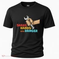 Shake Hands With Danger Retro Apparel Cooling Performance Crew T-Shirt thumb 0