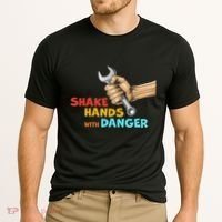 Shake Hands With Danger Retro Apparel Cooling Performance Crew T-Shirt thumb 2
