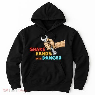 Shake Hands With Danger Retro Apparel Hoodie