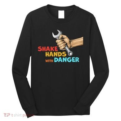 Shake Hands With Danger Retro Apparel Long Sleeve Shirt