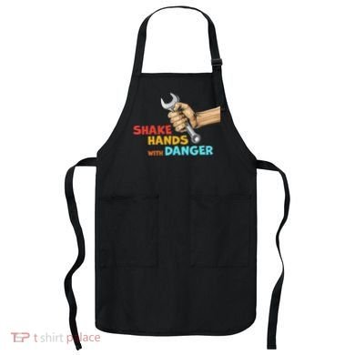 Shake Hands With Danger Retro Apparel Apron
