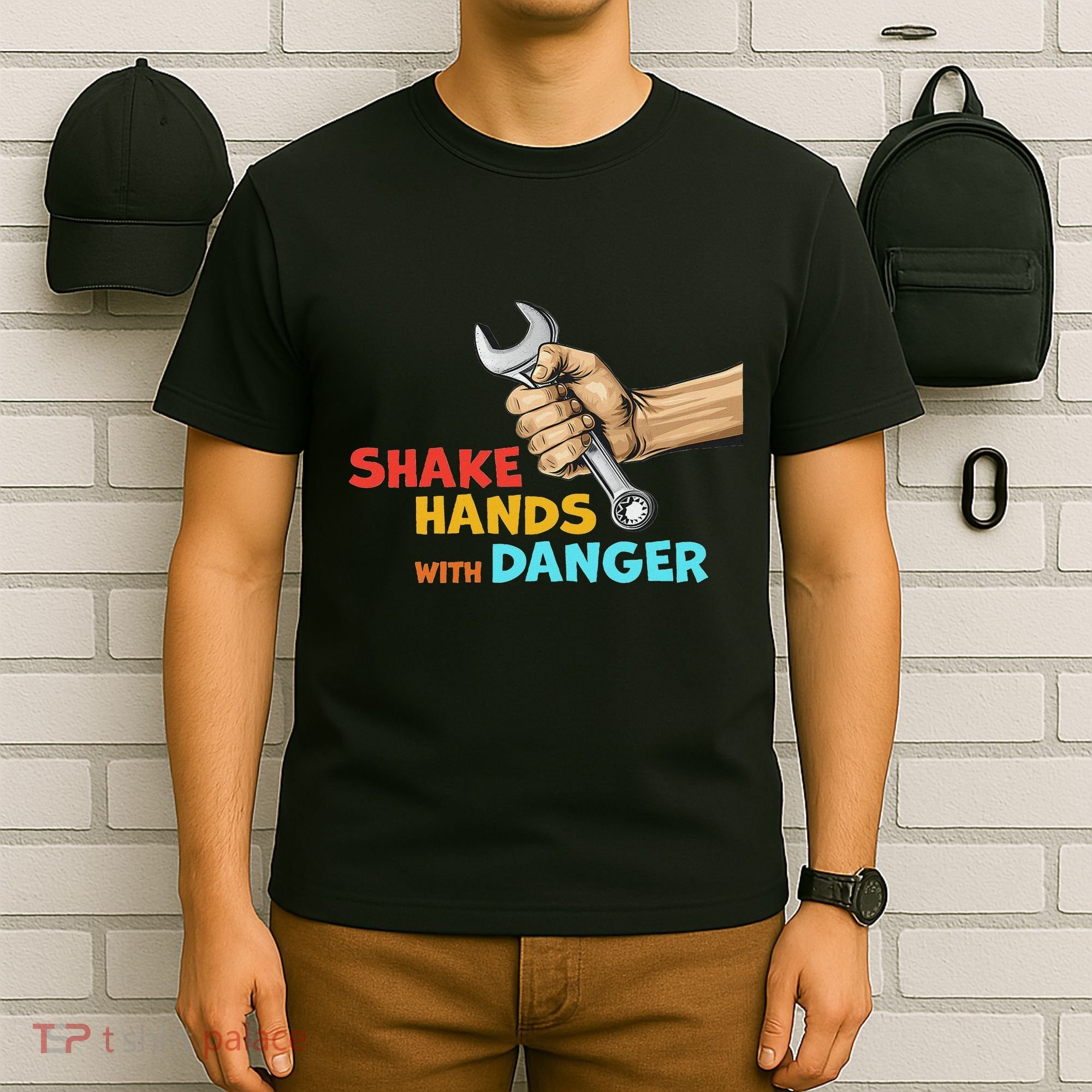 Shake Hands With Danger Retro Apparel T-Shirt