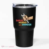 Shake Hands With Danger Retro Apparel Tumbler thumb 0