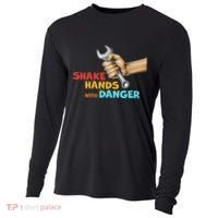 Shake Hands With Danger Retro Apparel Cooling Performance Long Sleeve Crew thumb 0