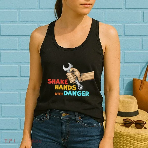 Shake Hands With Danger Retro Apparel Women's Tank Top