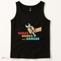 Shake Hands With Danger Retro Apparel Tank Top thumb 2