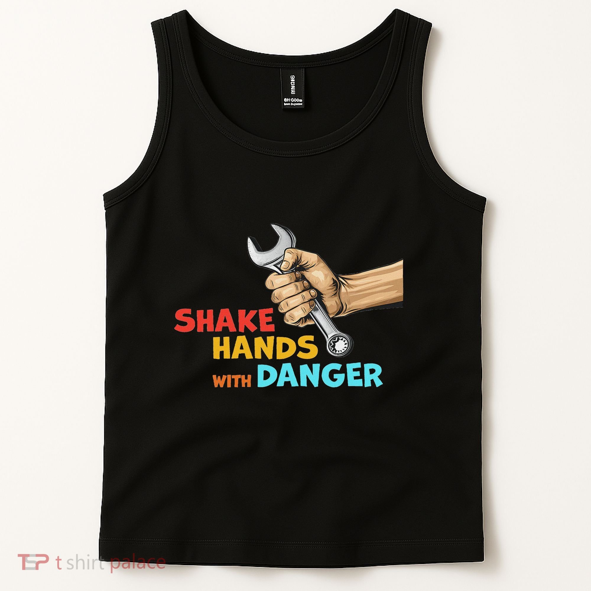 Shake Hands With Danger Retro Apparel Tank Top