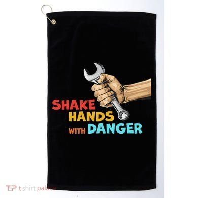 Shake Hands With Danger Retro Apparel Golf Towel