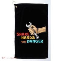Shake Hands With Danger Retro Apparel Golf Towel thumb 0