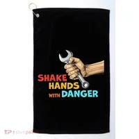 Shake Hands With Danger Retro Apparel Golf Towel thumb 0