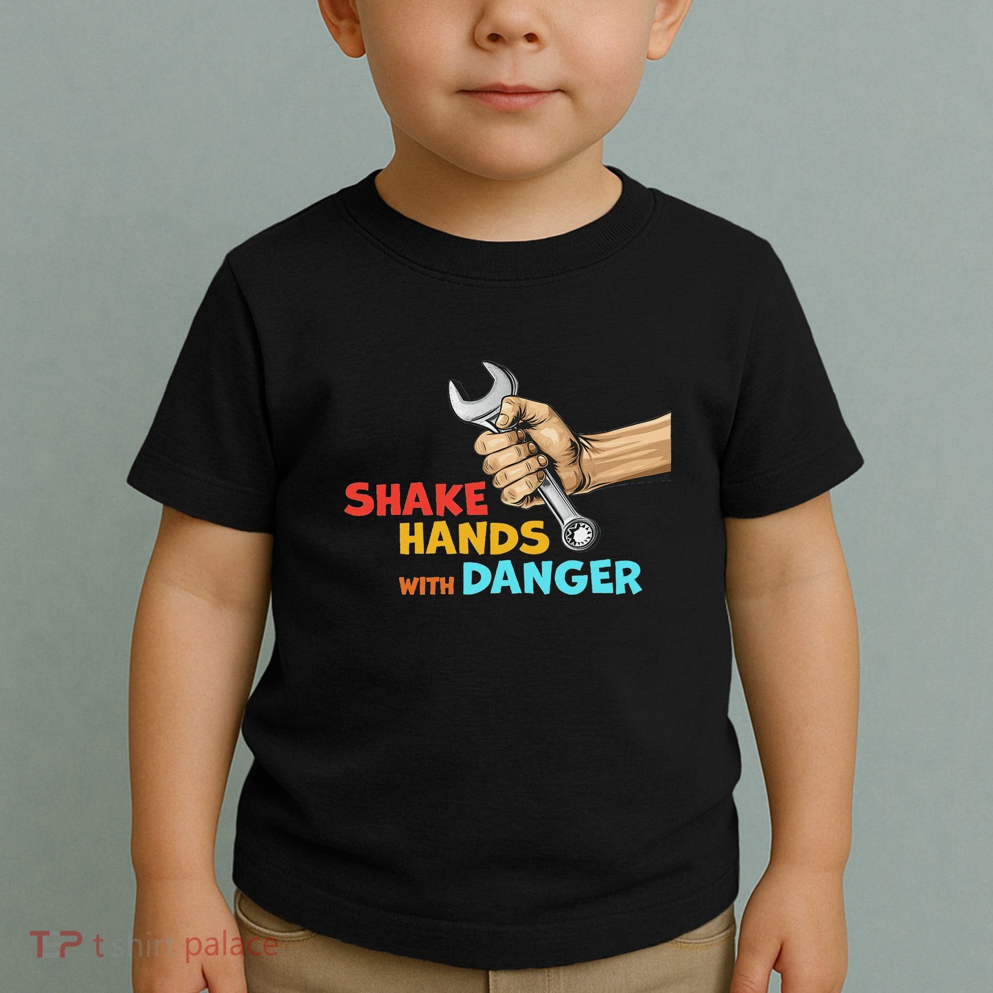 Shake Hands With Danger Retro Apparel Toddler T-Shirt