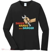 Shake Hands With Danger Retro Apparel Women's Long Sleeve Shirt thumb 0