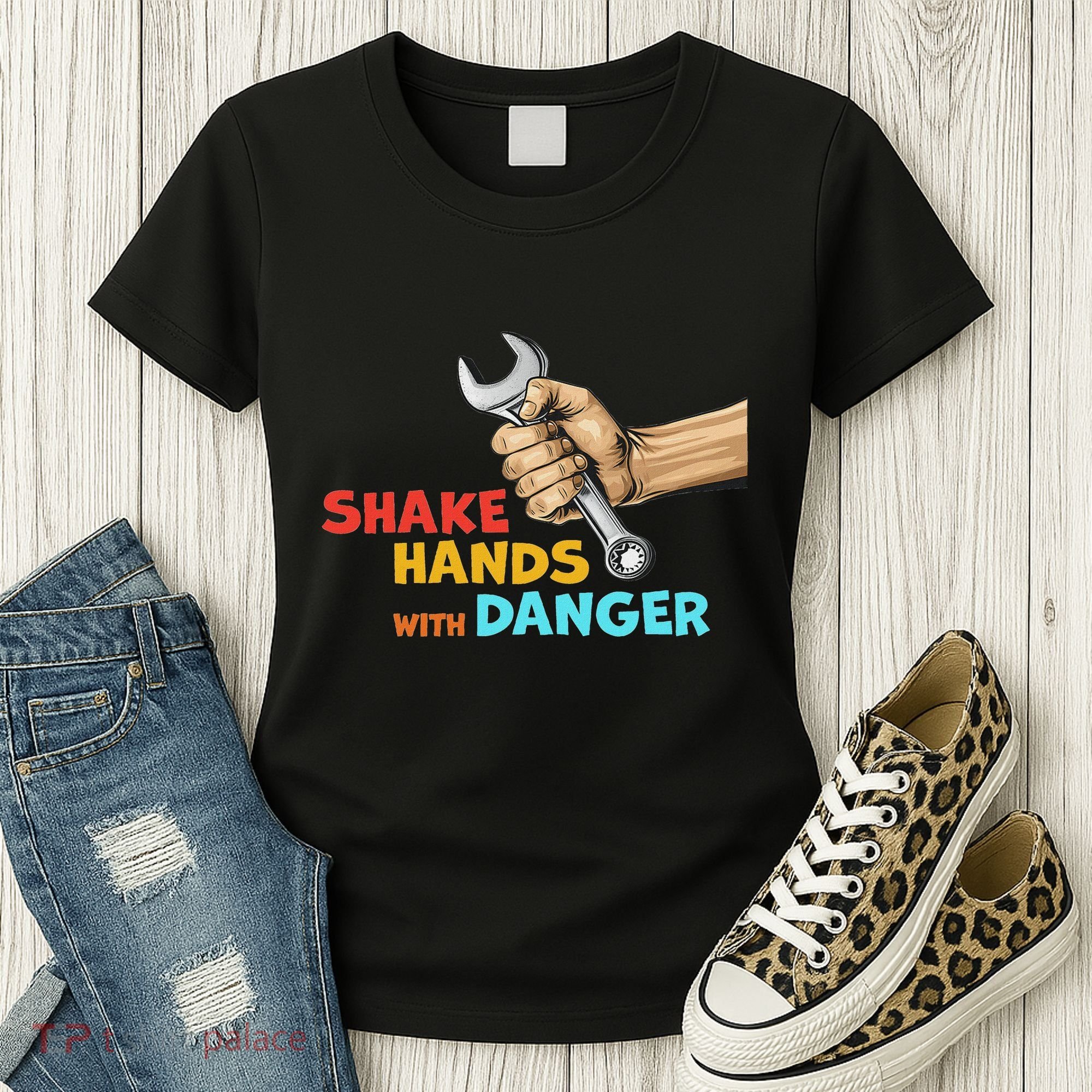 Shake Hands With Danger Retro Apparel Women's T-Shirt