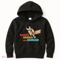 Shake Hands With Danger Retro Apparel Kids Hoodie thumb 0