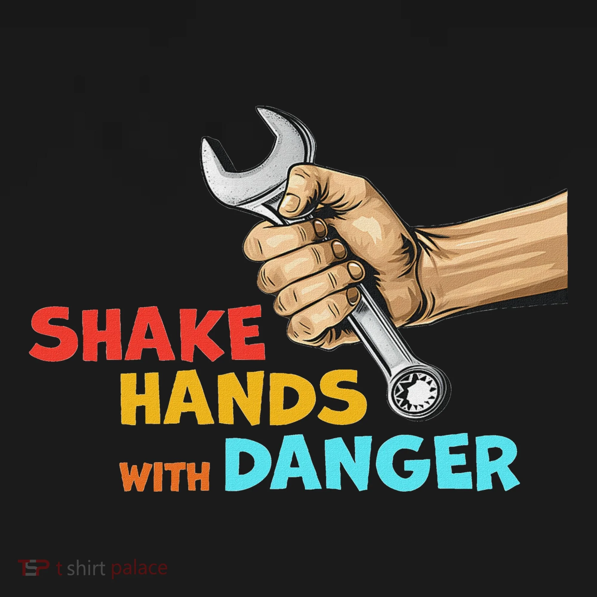 Shake Hands With Danger Retro Apparel Kids Hoodie